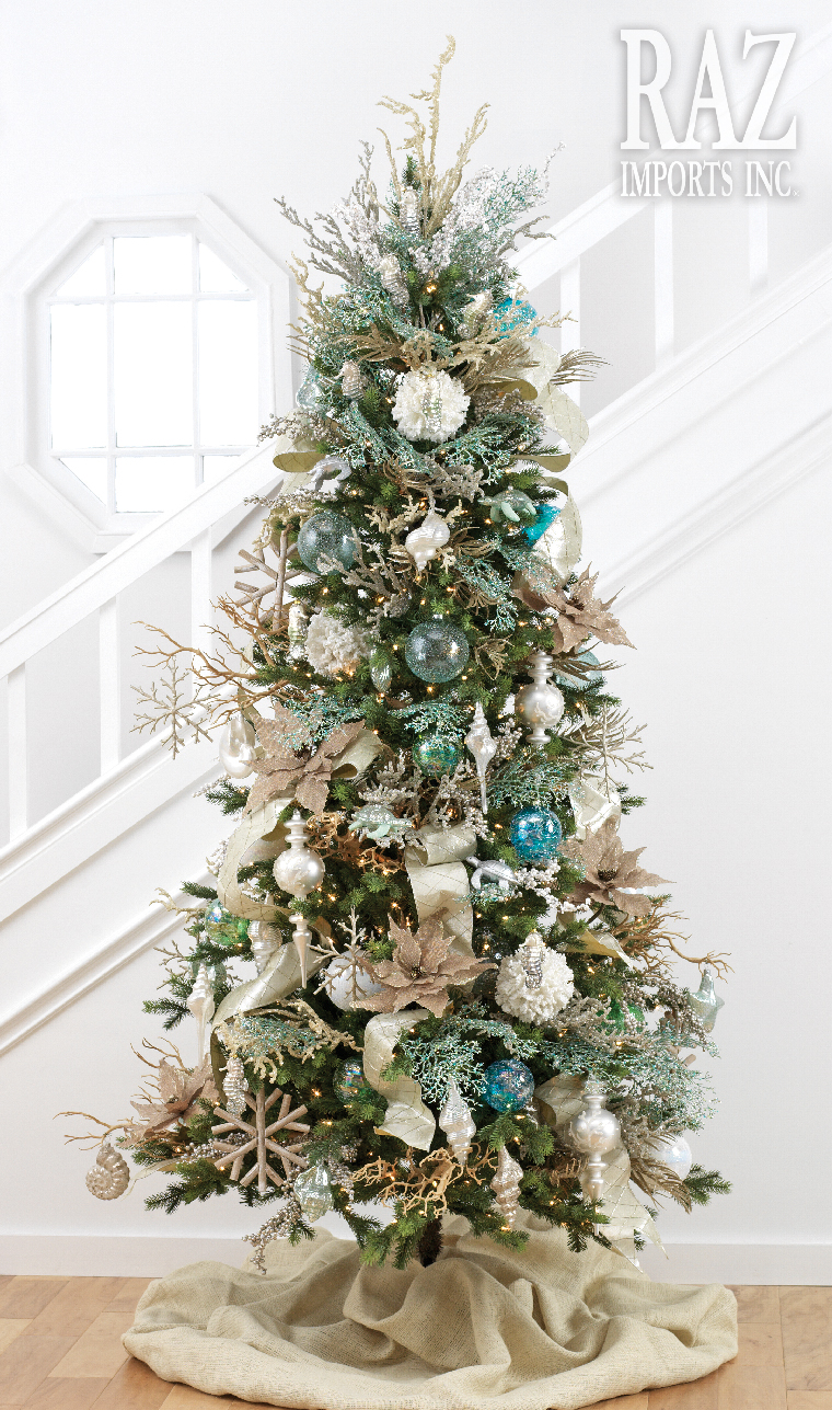  Ideas para decorar árboles de navidad en color plata
