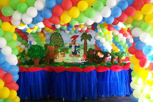 Ideas para decorar con globos fiestas infantiles
