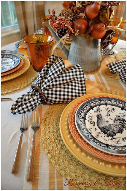 Ideas para decorar la mesa en thanksgiving