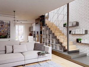 diseño de escaleras para casas pequeñas
