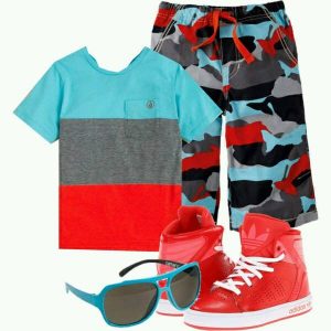 combinaciones de moda en ropa de niños